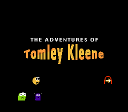 The Adventures of Tomley Kleene Title Screen